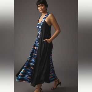 Anthropologie Maeve V-neck Maxi Dress
